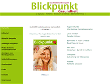 Tablet Screenshot of blickpunktgesundheit.de